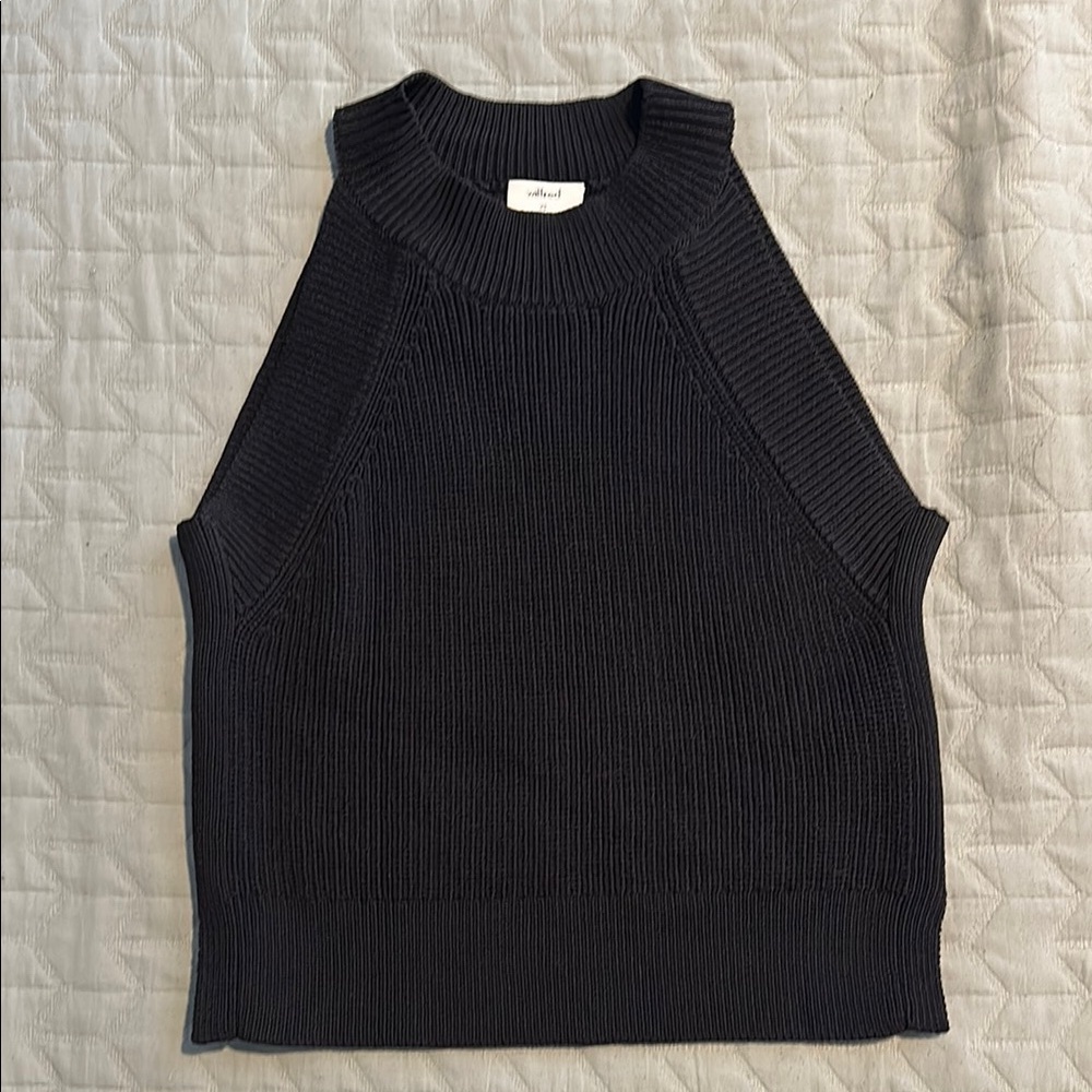 Wilfred Black Cowl Neck Sweater